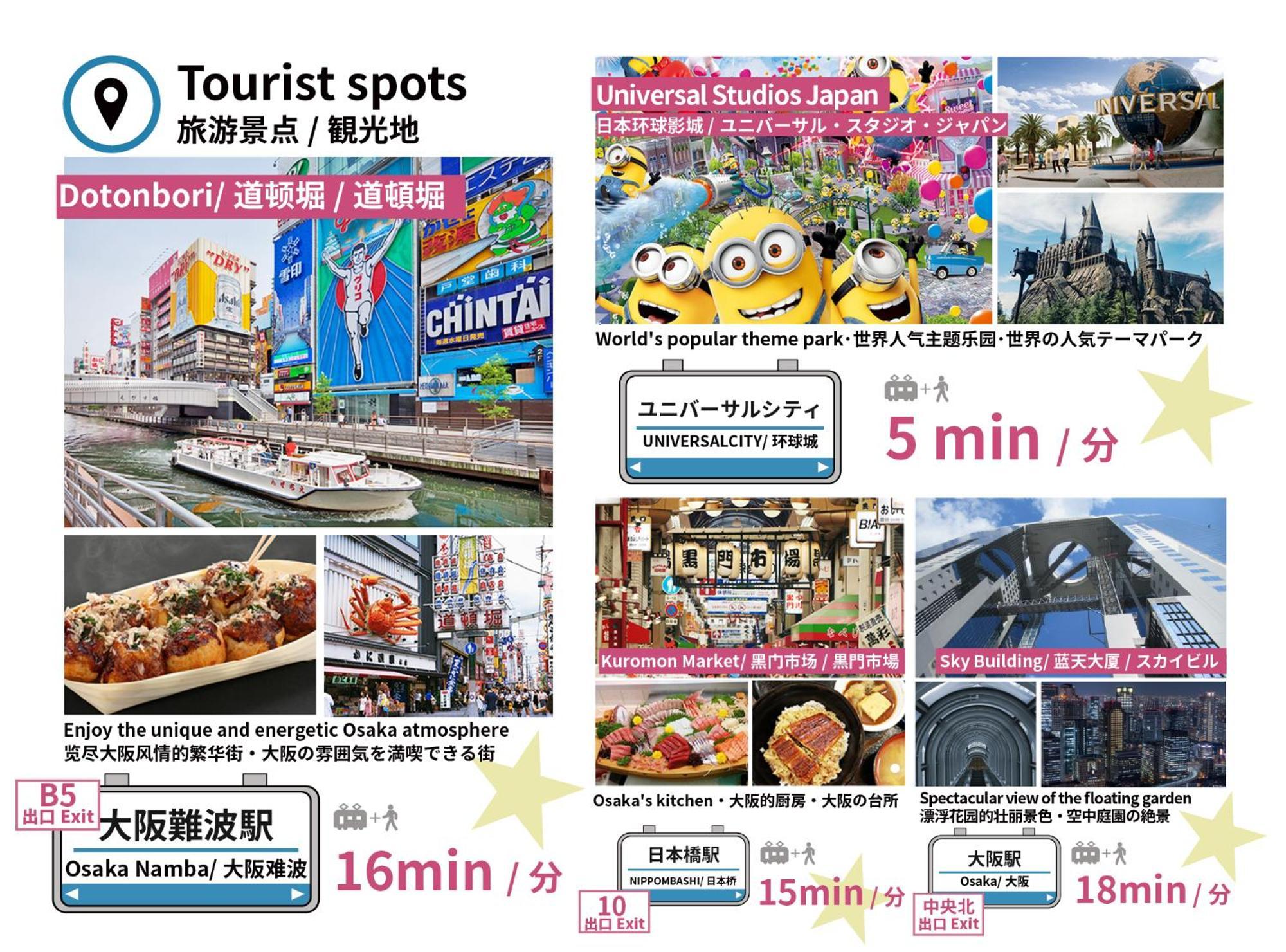 Bijou Suites Cyan Osaka Ngoại thất bức ảnh